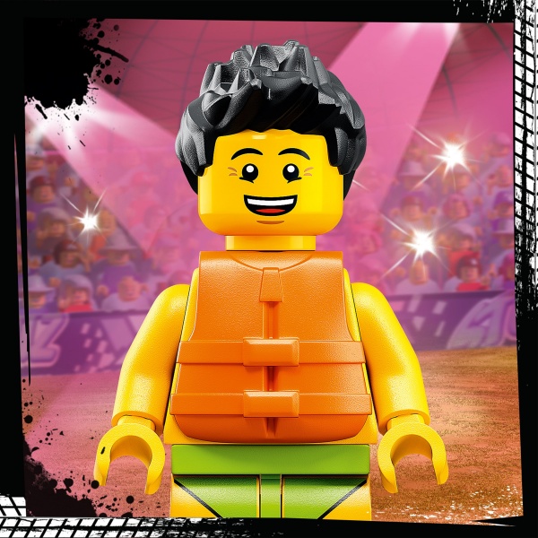 Конструктор LEGO City каскадерський мотоцикл для гри у ванні 60333