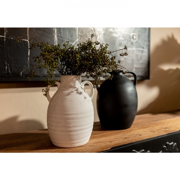 Ваза KARE Design Биа 26 см белый 