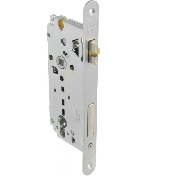 Дверний замок врізний AGB Sicurezza матовий хром