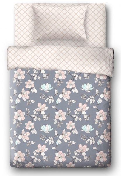 Комплект постільної білизни Cool flowers 1,5 