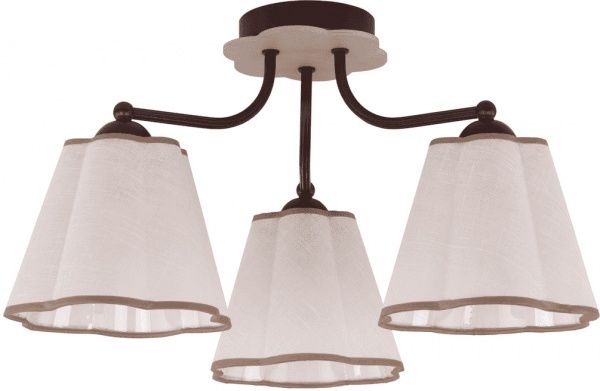 Люстра TK Lighting STOKROTKA VENGE 3x60 Вт E27 бежевый 1273 