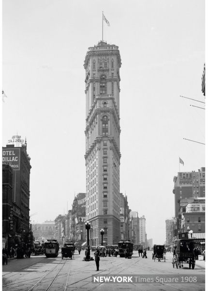 Картина Таймс сквер 27x39 см Posterclub 