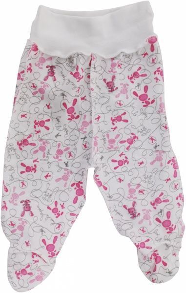 Ползунки Моя планета П 101 р.68 белый с розовым 