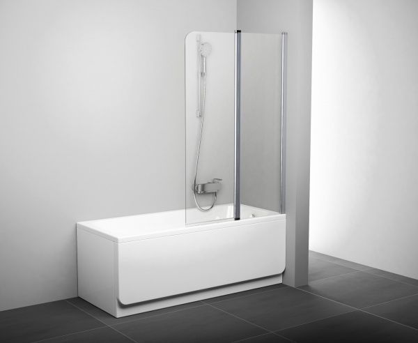 Штора для душу Ravak CVS2-100 RED (Transp) white правобічна