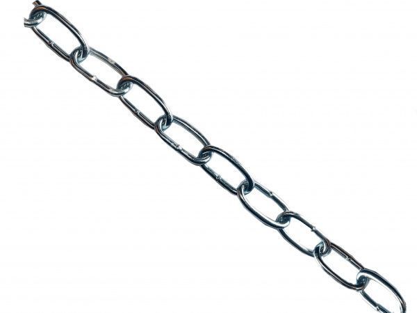 Цепь длиннозвеньевая 3 мм 1 м без покрытия