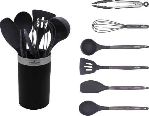 Набір кухонного приладдя 7 предметів на підставці MK-WF-KU02 Maxmark