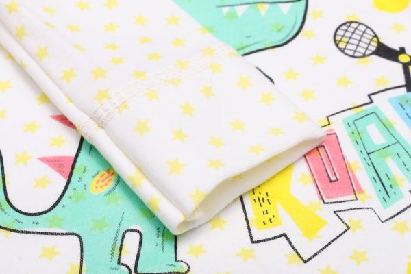 Пижама для мальчиков Luna Kids Желтая звездочка р.86 бежевый 