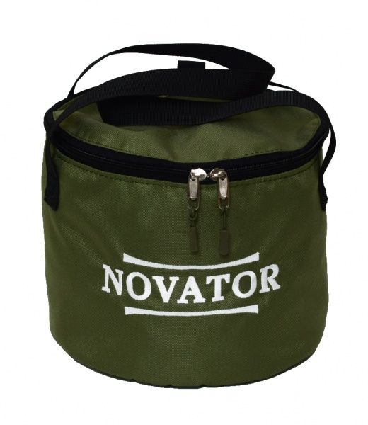 Ведро Novator VD-2 для прикормки 30x23 см с крышкой