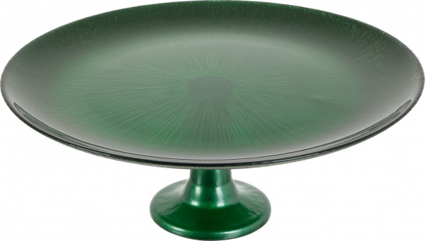 Тортниця Focus 33 см зелена Dekor Cam 
