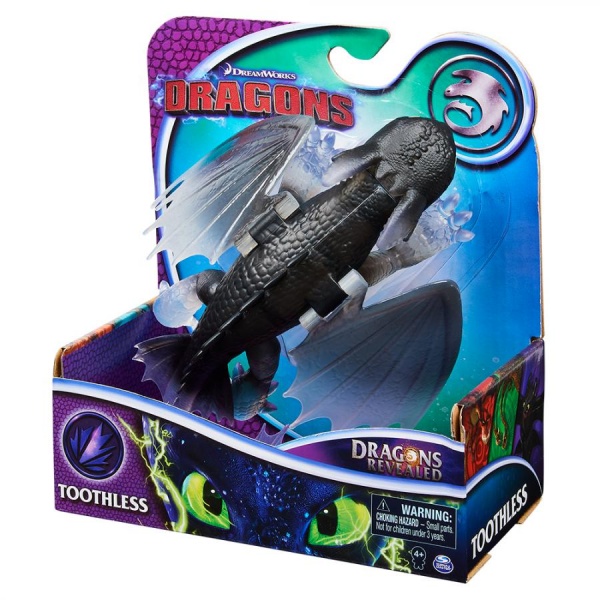 Фигурка коллекционная Spin Master «Как приручить дракона 3»: Беззубик 2021 с механической функцией (18 см) SM66620/4837 