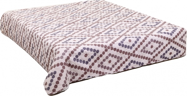 Покривало Adelfia 210x240 см UP! (Underprice) бежевий із коричневим 