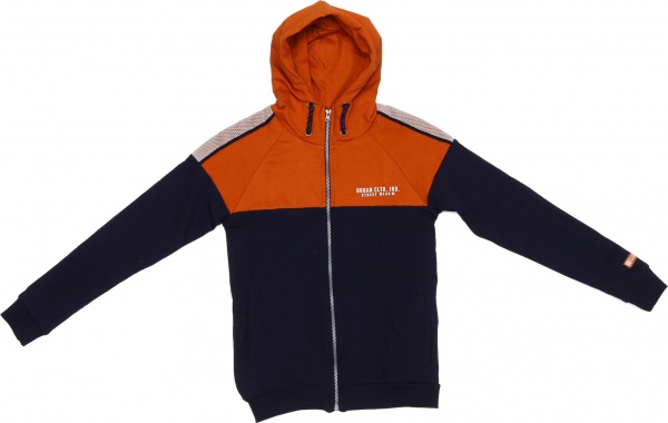 Худи для мальчика NWM р.146 оранжевый с черным U44242-1 