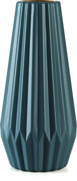 Ваза пластиковая MVM DH-FLOWERS-06 DARK BLUE 22 см 