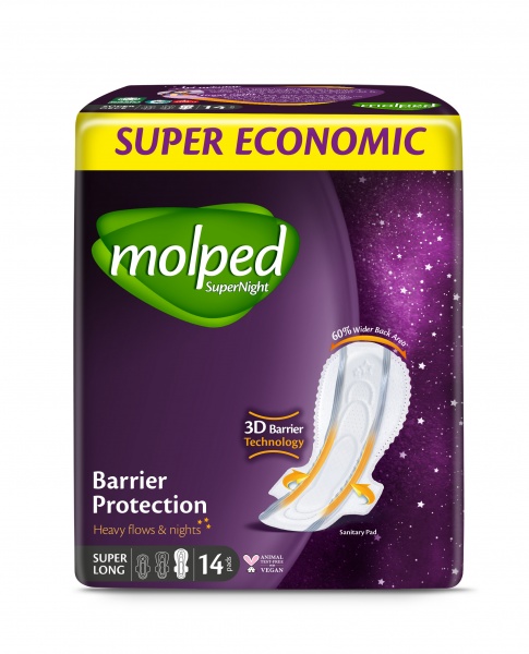 Прокладки гигиенические Molped SuperNight Superlong 14 шт.