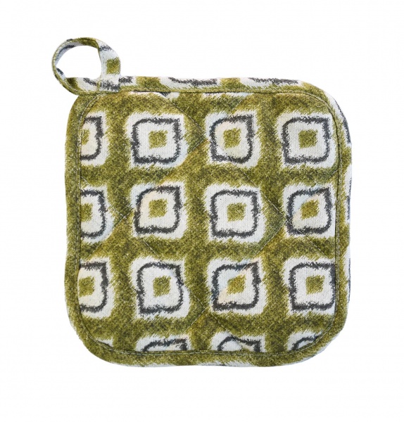 Прихватка Villa узор 20x20 см зеленый Прованс 