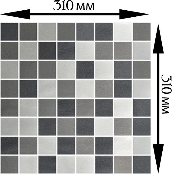 Плитка Onix Gris mix 31x31 