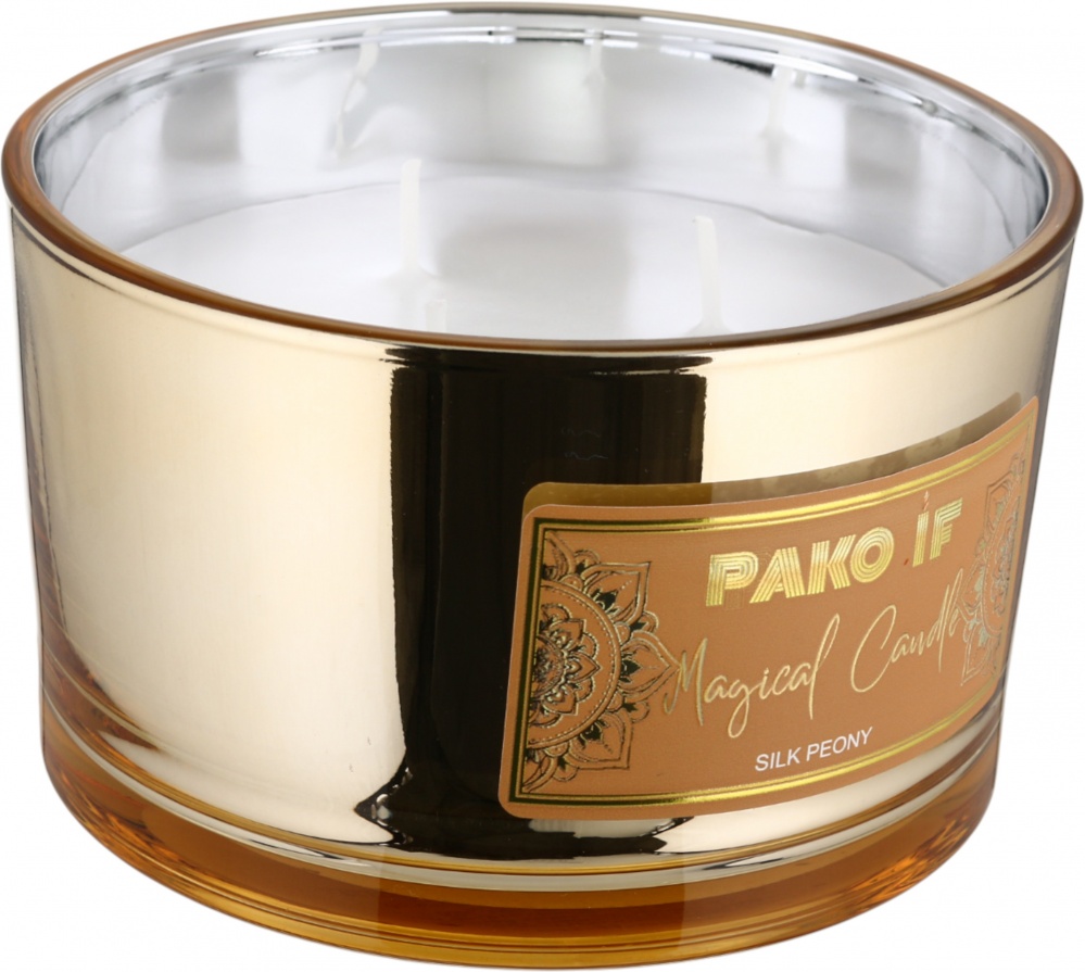 Свеча ароматическая Pako-If Magical candle 130x80 мм Silk Peony