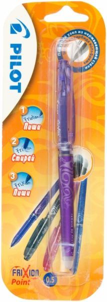 Ручка гелева Pilot Frixion Point BL-FRP5-V фіолетова 