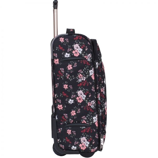 Чемодан Bagland Vichenzo 32 л черный с рисунком 293 (0037666194) 