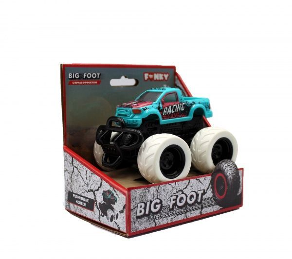 Позашляховик Funky Toys із краш-ефектом синій 60007