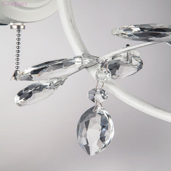 Бра Strotskis Alexandria 1x60 Вт E14 белый/серебро 60057/1 