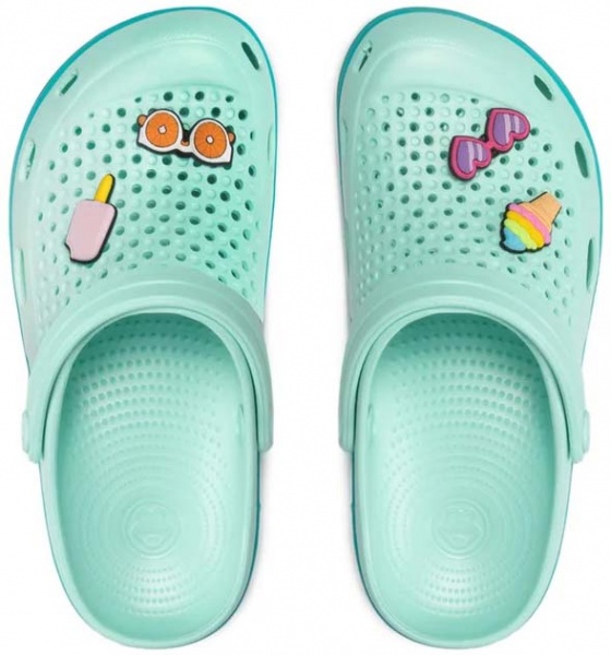 Сабо Coqui Lt. Mint/Turquoise Summer + Amulet 6413-409-4419 р.EUR 40 бирюзовый