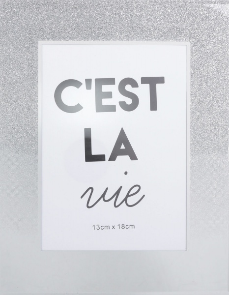Рамка для фото C'est La Vie 1 фото 13х18 см серебряный 