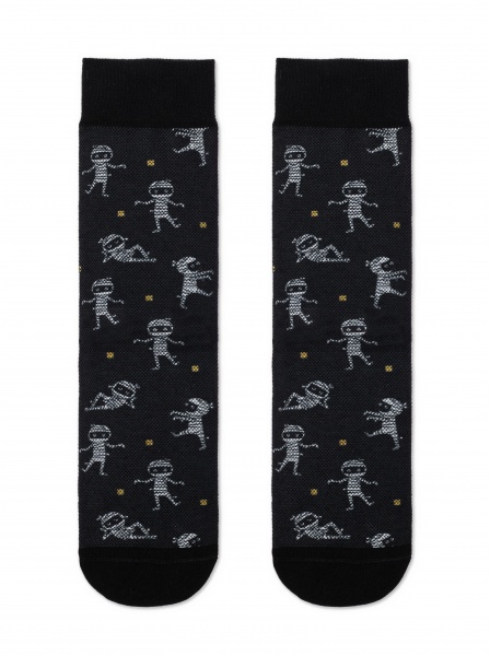 Шкарпетки чоловічі DiWaRi 51720380 HAPPY 20С-202СП р.27 чорний