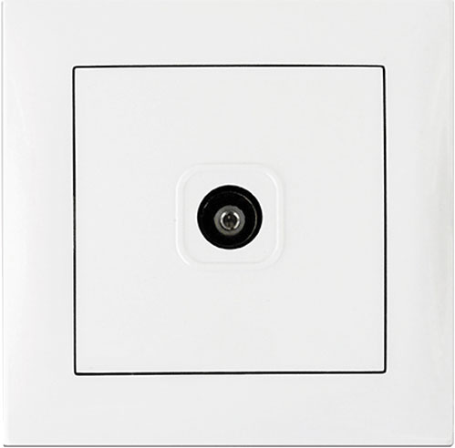 Розетка TV Erste Triumph белый 9202-70,W