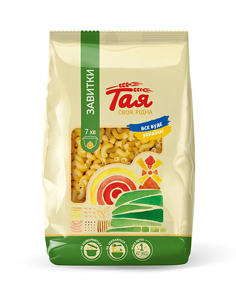 Макарони Тая Штопор Екстра 1000 г 