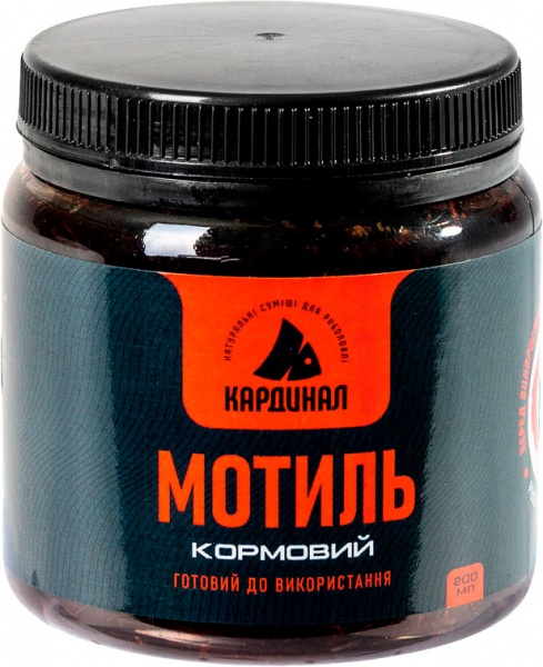 Добавка Кардинал Мотыль кормовой 200 мл мотыль