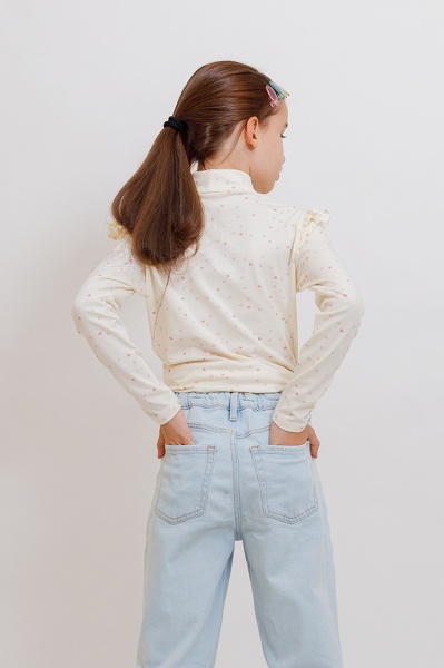 Водолазка для девочки KOSTA р.122 молочный 2521-3 