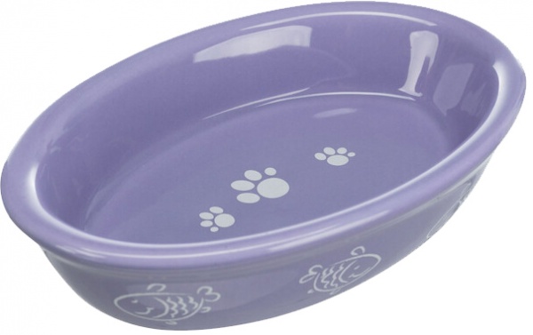 Миска Trixie для котів овальна керамічна 11.5 см 0.2 л (24495)