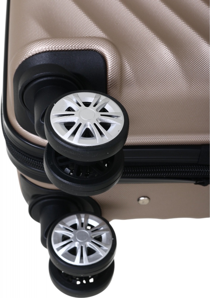 Чемодан Compass №LS080609 S 40 л капучино 50x35x23 см