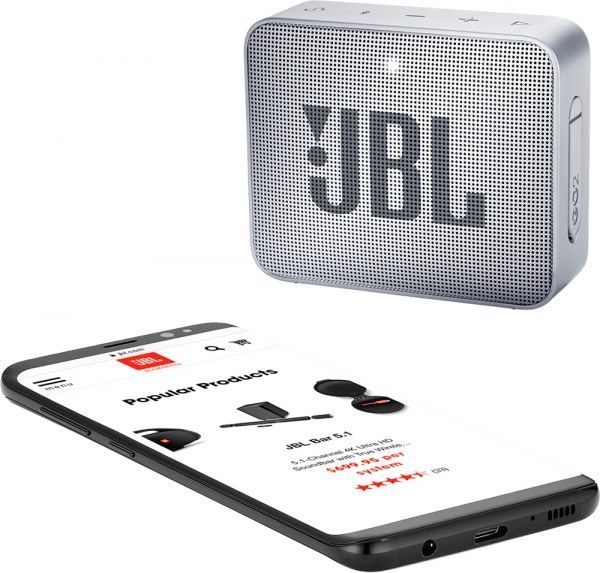 Акустична система JBL® Go 2 1.0 grey JBLGO2GRY