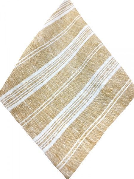 Салфетка Галерея льна Молли 45x45 см желтый в полоску 