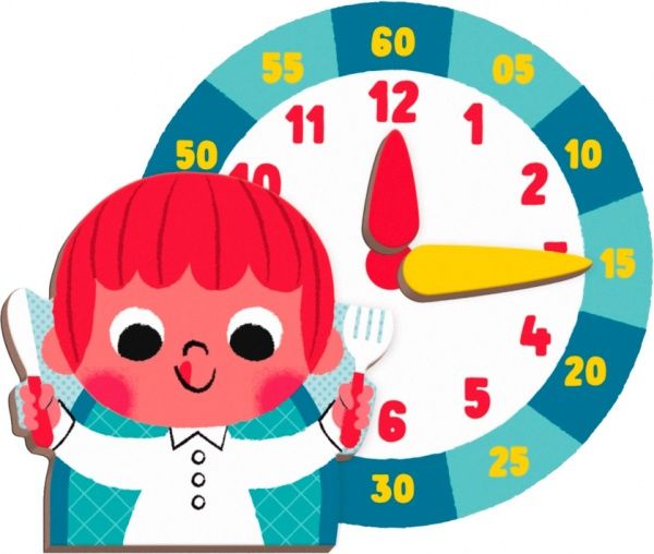 Игра настольная Janod Magneti'book Учимся называть время J02724