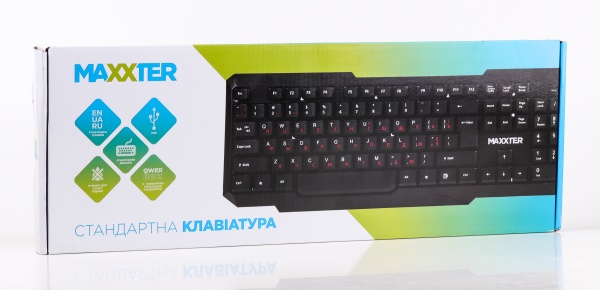 Клавіатура Maxxter (KB-211-U) black 