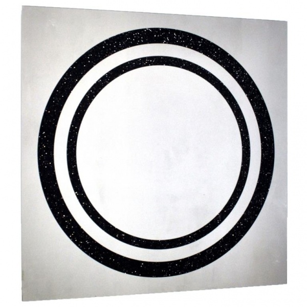 Дзеркало SEAPS Zerrofixx Glitter Circle Black Series 5 90x90 см №3507 