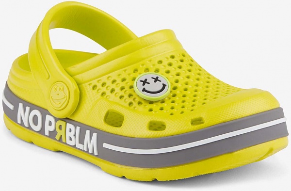 Сабо Coqui 6423 Citrus/Mid Grey Prblm + Amulet р.EUR 30/31 желтый