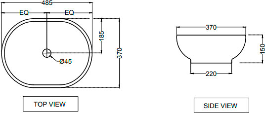 Умывальник Jaquar Solo SLS-WHT-6901