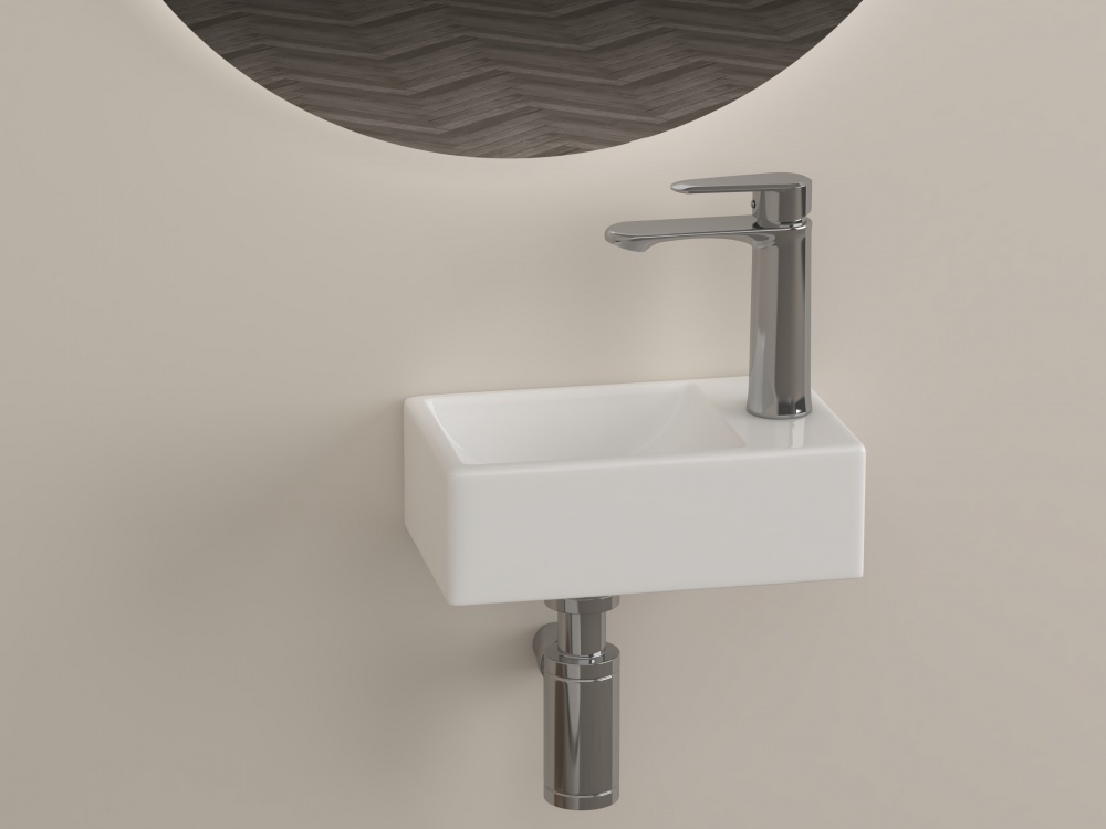 Умывальник Water House Compact Space Optima 30х18,5х95 см R