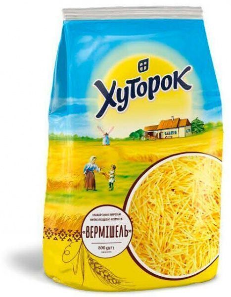 Макарони Хуторок Вермішель 800 г 