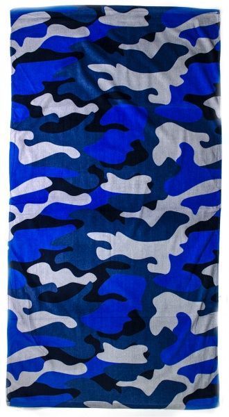 Рушник Камуфляж синій 75x150 см 