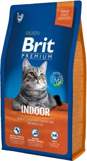 Корм Brit Premium Adult Indoor 1,5 кг