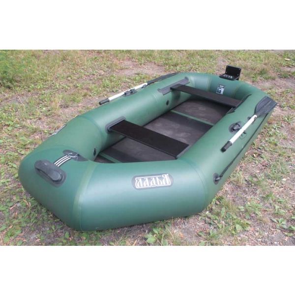 Човен надувний Ладья гребний ЛТ-310ЕСТБ зелений