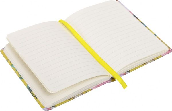 Блокнот Летние цветы 10,5x14,5 см желтый