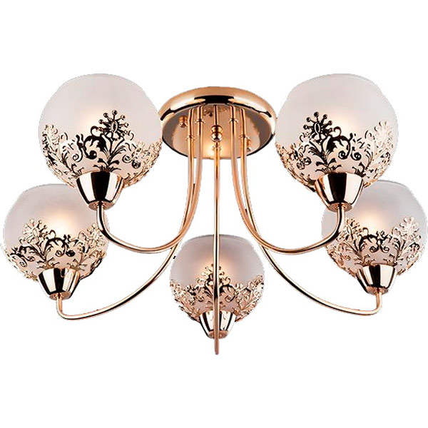 Люстра стельова Blitz 9136-45 5x40 Вт E14 золото 