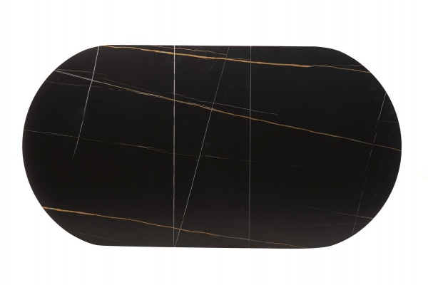 Стол обеденный Галатея черный оникс/черный 