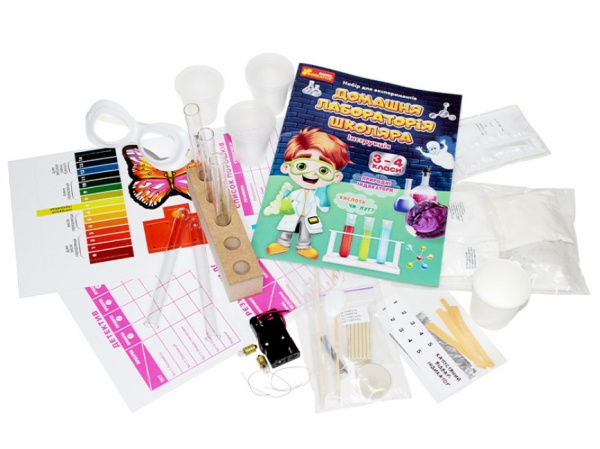 Набір для експериментів Ранок Домашня лабораторія школяра 3-4 клас 351584